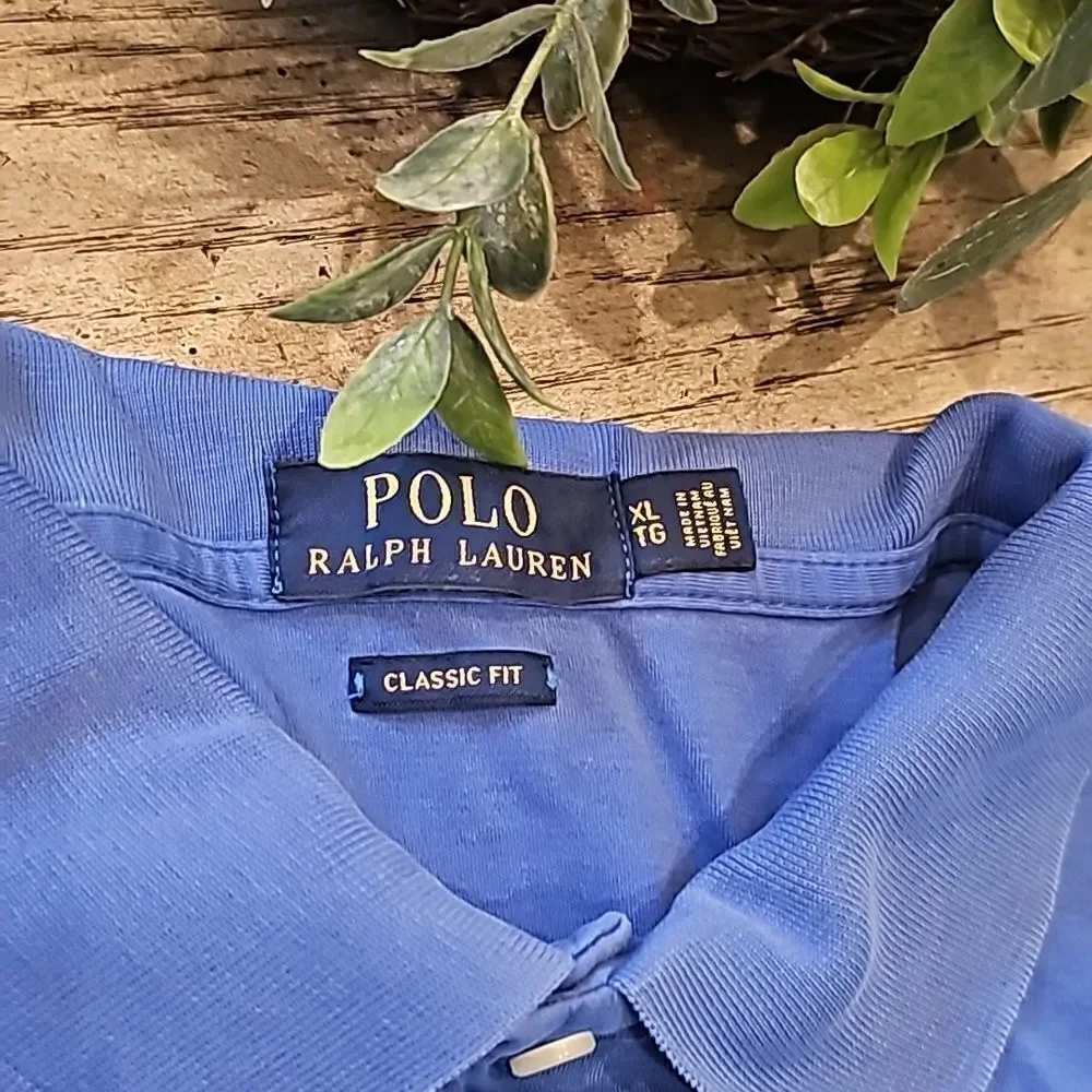 Polo Ralph Lauren Classic Fit blue Polo XL